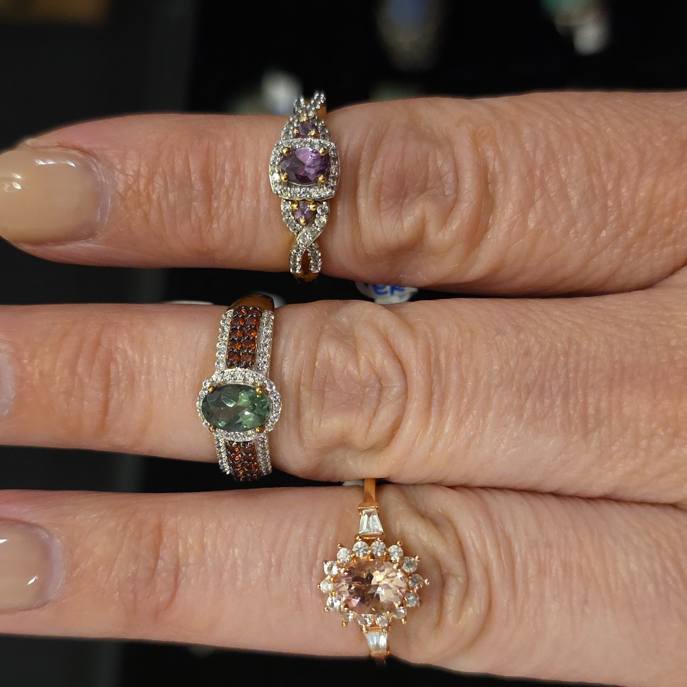 NEW Size 7 Genuine Sterling Silver Rings - Picture 6 of 7